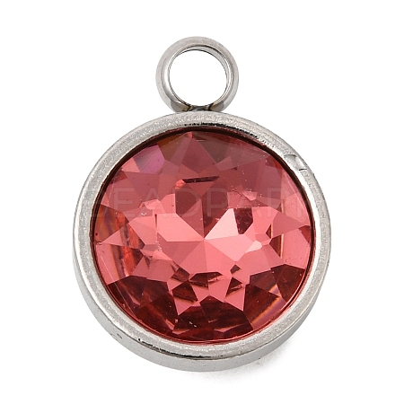 Birthstone Theme July 304 Stainless Steel Pendants STAS-G082-17P-07-1
