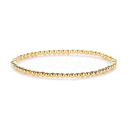 Synthetic Non-magnetic Hematite Beaded Stretch Bracelets for Men Women YP2747-2-1