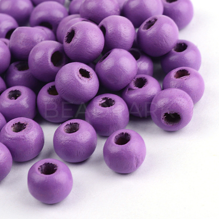Natural Wood Beads WOOD-S662-9x10mm-A12-1
