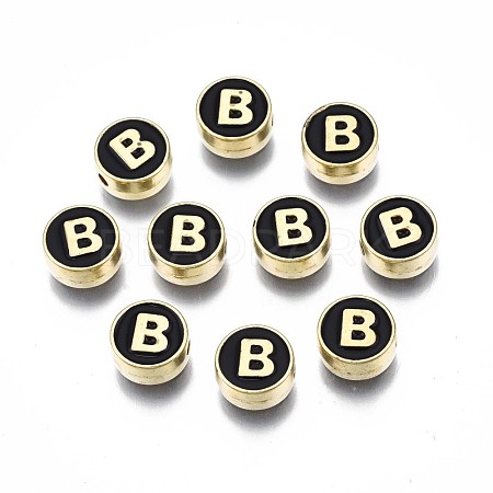 Alloy Enamel Beads ENAM-N052-006-02B-RS-1