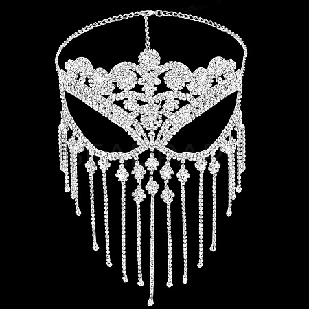 Iron Headwear Masquerade Masks AJEW-WH0312-35S-1