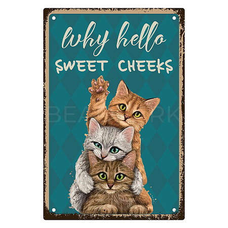 Iron Sign Posters AJEW-WH0157-556-1