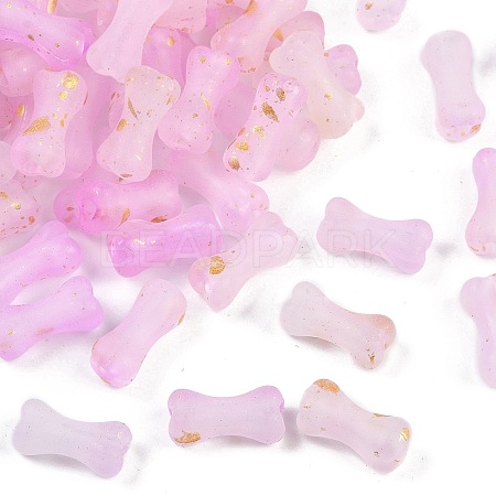Gradient Color Transparent Acrylic Beads OACR-M023-01G-1