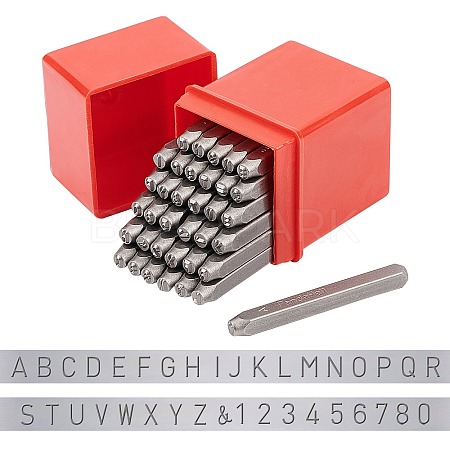 Iron Seal Stamps Set AJEW-PH0016-62-1
