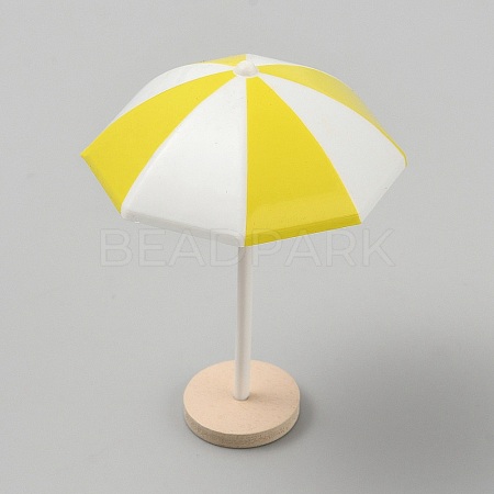 Plastic Beach Umbrella Miniature Display Decorations KY-WH0036-140C-1