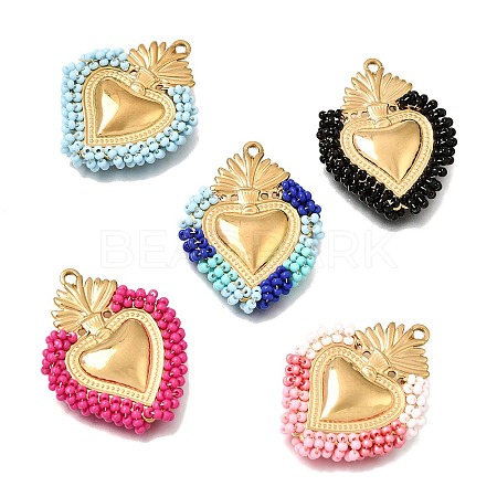 304 Stainless Steel Pendants STAS-E549-04G-1