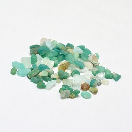 Natural Amazonite Chip Beads X-G-O103-08-1