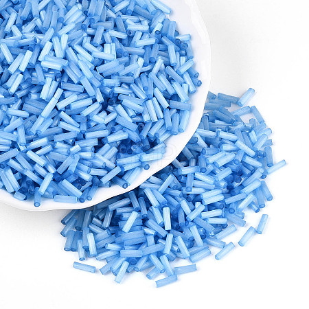 Glass Bugle Beads SEED-N007-28E-1