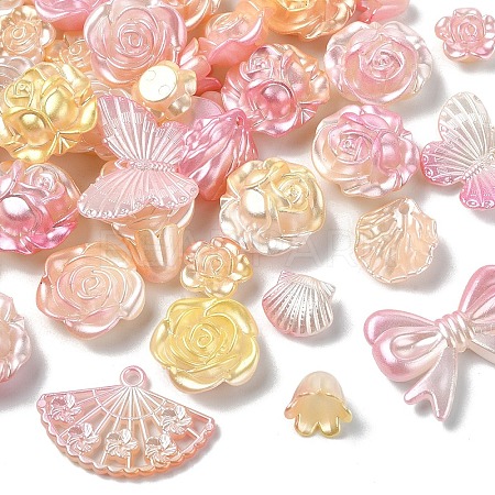 50G Opaque Acrylic Beads MACR-YW0003-68B-1
