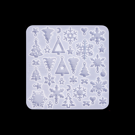 Christmas Theme DIY Pendant Silicone Molds PW-WG215BE-01-1