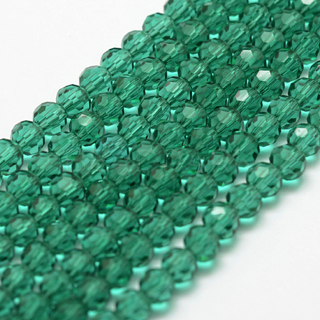 Transparent Glass Bead Strands X-GLAA-G013-6mm-52-1