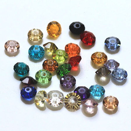 Imitation Austrian Crystal Beads SWAR-F061-2x5mm-M-1
