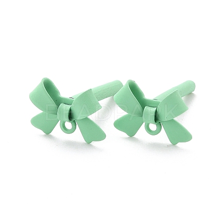 Alloy Stud Earring Findings LS-EJEW-J102-08I-1