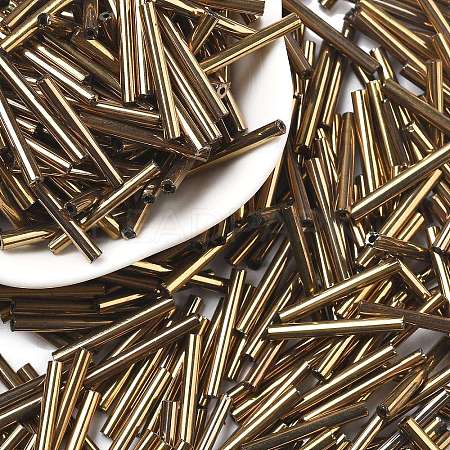 Glass Bugle Beads SEED-R028-2x20-A03-1