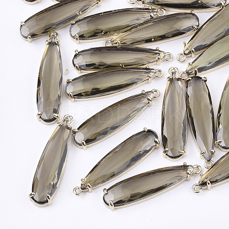 Transparent Glass Pendants X-GLAA-T007-15A-1