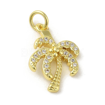 Brass Micro Pave Cubic Zirconia Pendants KK-M283-14A-01-1