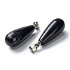 Synthetic Blue Goldstone Pendants G-F707-03-3