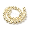 Eco-Friendly Dyed Glass Pearl Round Beads Strands HY-A002-14mm-RB012-3
