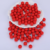Round Silicone Focal Beads SI-JX0046A-52-1