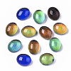 Translucent Glass Cabochons X-GLAA-T023-02B-1