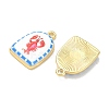 Printed Brass Pendants KK-CBAF9BC-07G-05-2