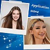 Brass Rhinestone Bridal Headbands for Women OHAR-WH20014-003G-6