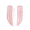 Natural Rose Quartz Pendants G-Q602-10J-1