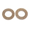 Tibetan Style Alloy Rondelle Big Pendants LS-X-EA13278Y-AB-2