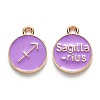 Alloy Enamel Pendants LS-X-ENAM-S124-01B-01F-1