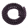 Transparent Glass Beads Strands GLAA-T032-T8mm-03-3