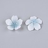 Flower Acrylic Bead Caps X-SACR-T017-51E-2