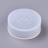 DIY Water Wavy Flat Round Silicone Molds X-DIY-G014-16-3