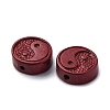 Synthetic Cinnabar Beads PW-WG87FA3-01-2