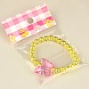 Transparent Acrylic Kids Bracelets for Children's Day Gift BJEW-JB00613-M-4