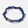 Natural Gemstone Beads Stretch Bracelets BJEW-JB02813-3