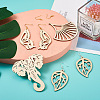 Biyun DIY Filigree Dangle Earring Making Kits DIY-BY0001-33-6