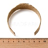 Hammered 304 Stainless Steel Cuff Bangles for Women BJEW-D465-03GP-3