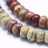 Natural Aqua Terra Jasper Beads Strands G-N0128-49-6mm-3