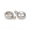 Tarnish Resistant 201 Stainless Steel Pendant Rhinestone Settings STAS-G224-27P-3