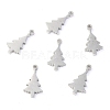 Non-Tarnish Christmas 304 Stainless Steel Charms STAS-O142-59P-1