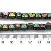 Electroplated Natural Lava Rock Beads Strands G-A256-D01-01B-4