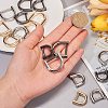 Alloy D-Ring Shackles Clasps PALLOY-PH0005-86-3
