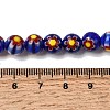 Round Millefiori Glass Beads Strands LK-P002-26-4