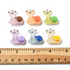 20Pcs Snail Resin Pendants RESI-FS0002-12-5