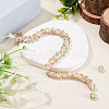 1 Strand Handmade Lampwork Inner Flower Rondelle Beads Strands LAMP-TA0002-72I-4