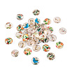  50Pcs 10 Colors Glass Cabochons GLAA-TA0001-74-1