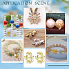 70Pcs 7 Styles Brass Bead Caps FIND-AR0005-36-6