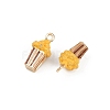 Brass Alloy Pendants KK-R226-17G-06-2
