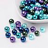 Ocean Mix Pearlized Glass Pearl Beads HY-X006-8mm-11-1