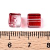 Baking Paint Transparent Glass Beads DGLA-N005-01A-09-4